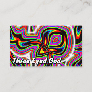 Three Eyed God ( you may change the words ) Business Card