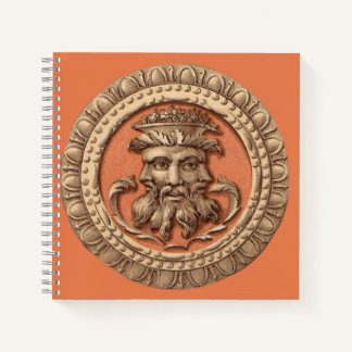 three faces print notebook