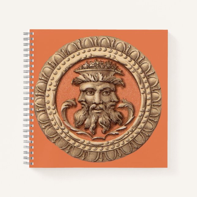 three faces print notebook (Front)