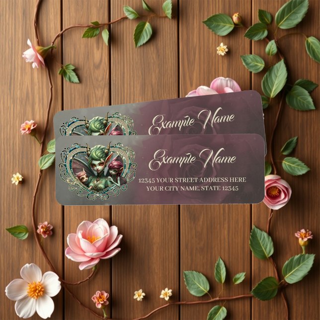 Three fairies, the companions of the magic heart.  label (Creator Uploaded)