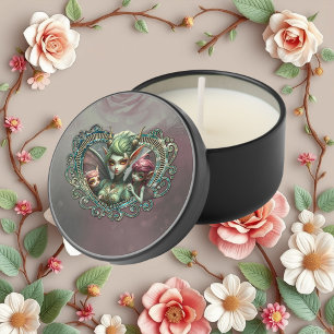 Three fairies, the companions of the magic heart.  mini candle favors