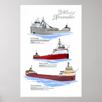 Three famous wrecks history poster