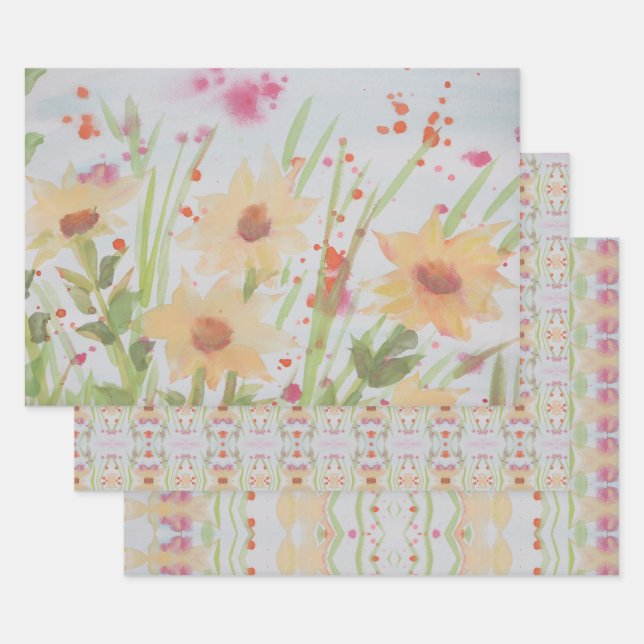 Three Fancy Paper Liner Sheets (Set)