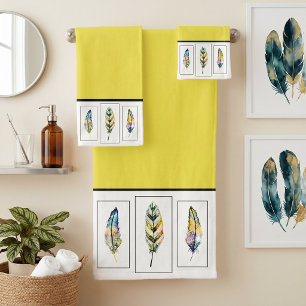 Three feathers bath towel set
