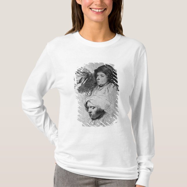 Three female heads with one sleeping, 1637 T-Shirt (Front)