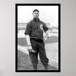 Three Finger Brown Cubs Baseball 1910 Poster