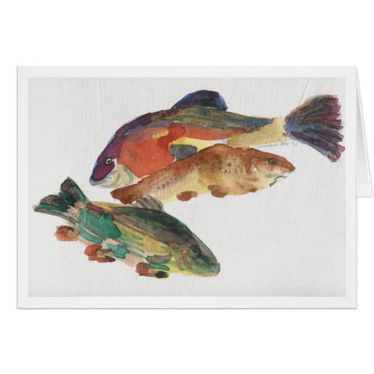 Three Fish Cards (Front Horizontal)