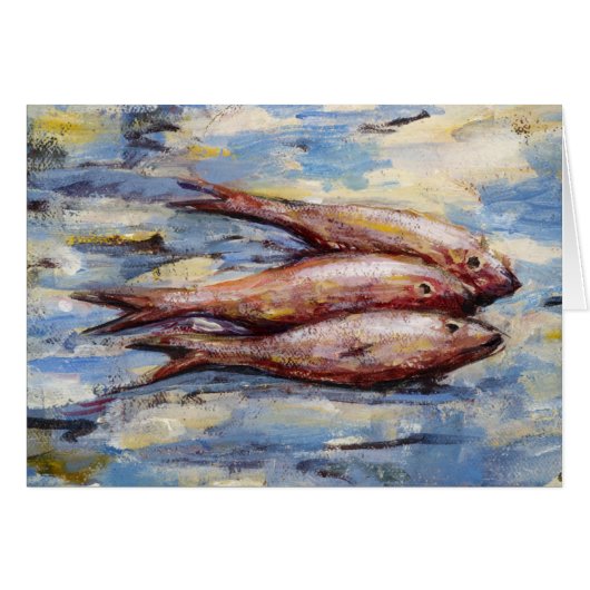Three Fish Cards (Front Horizontal)
