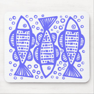 Three Fish Mouse Pad