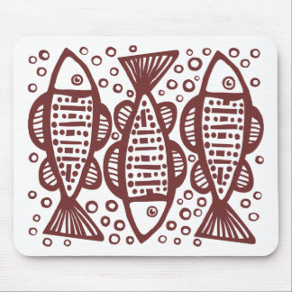Three Fish Mouse Pad