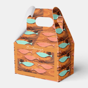 Three Fish Pattern Thunder_Cove Favor Boxes