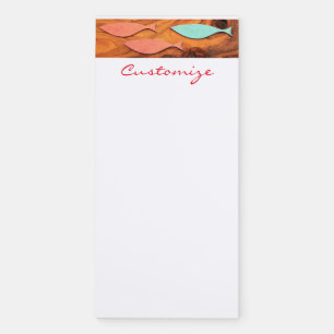 Three Fish Pattern Thunder_Cove Magnetic Notepad