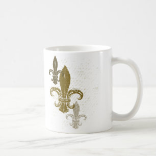 Three Fleur De Lis Coffee Mug