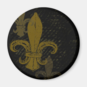 Three Fleur De Lis Magnet