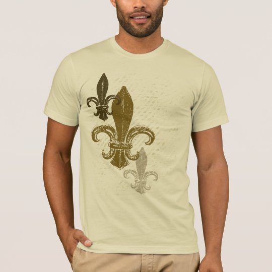 t shirt fleur de lis