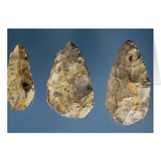 Three flint tools cards (Front Horizontal)