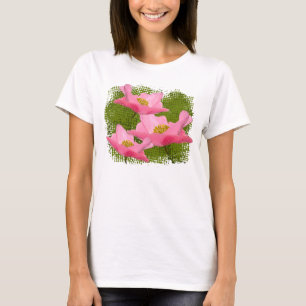Three Floating Pink Poppies Close-up T-Shirt