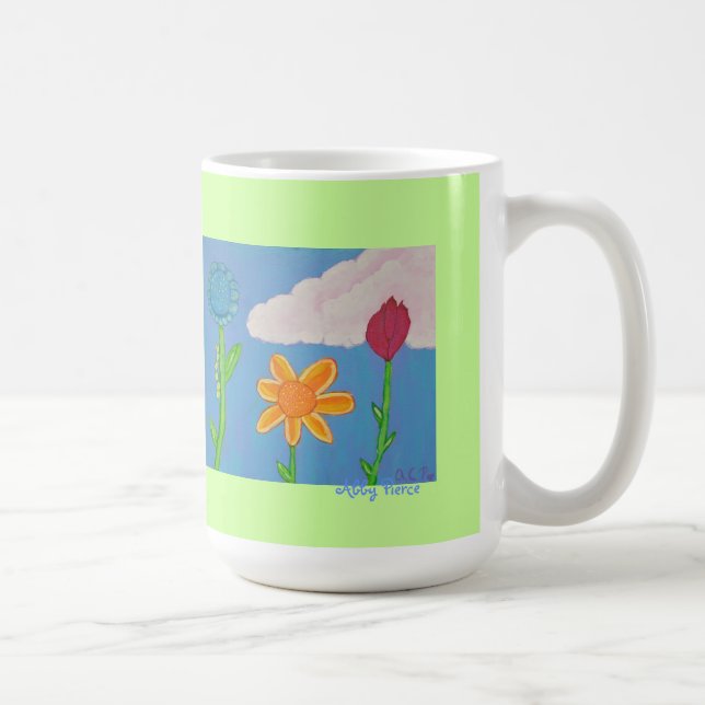 Three Flowers Mug (Right)