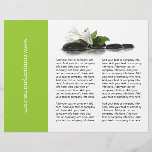 Three Fold Aesthetician Flyer