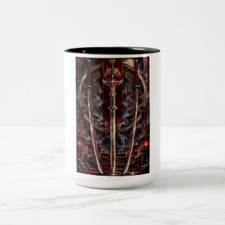three fold blade Two-Tone coffee mug