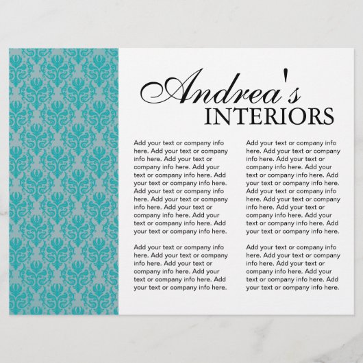 Three Fold Interior Designer Brochure (Front)