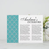 Three Fold Interior Designer Brochure (Standing Front)