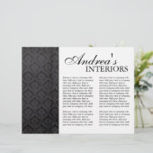 Three Fold Interior Designer Brochure (Standing Front)