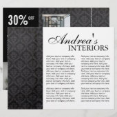 Three Fold Interior Designer Brochure (Front/Back)