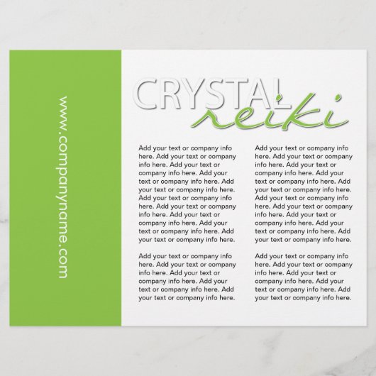 Three Fold Reiki Flyer (Front)
