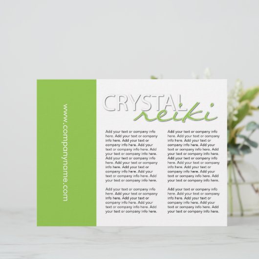 Three Fold Reiki Flyer (Standing Front)