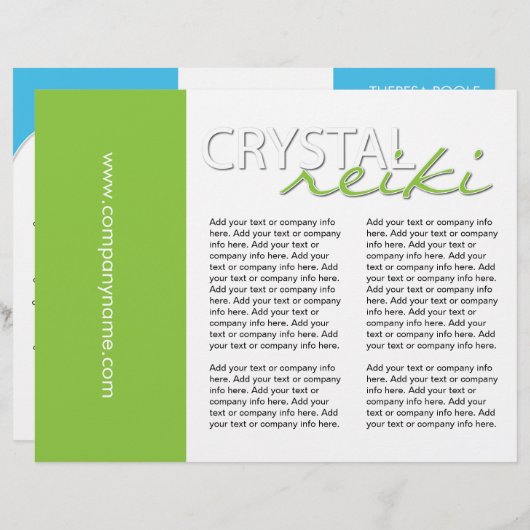 Three Fold Reiki Flyer (Front/Back)