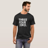 THREE FOUR ZERO Area Code 340 Virgin Islands US US T-Shirt (Front Full)
