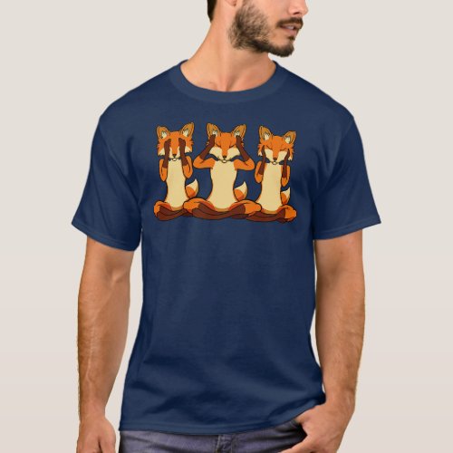 Three foxes at reiki T_Shirt