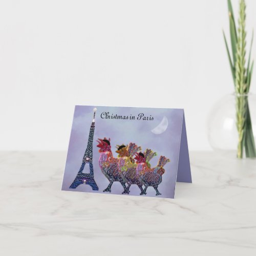 Three French Hens Cards