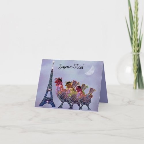 Three French Hens Cards