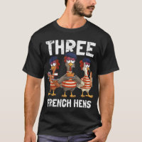 Three French Hens Funny Christmas Carol Partridge