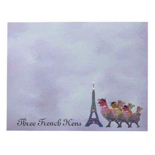 Three French Hens Notepads