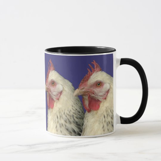 Three French hens photo mug
