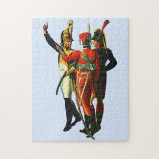 three French soldiers circa 1800 Jigsaw Puzzle
