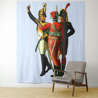 three French soldiers circa 1800 Tapestry