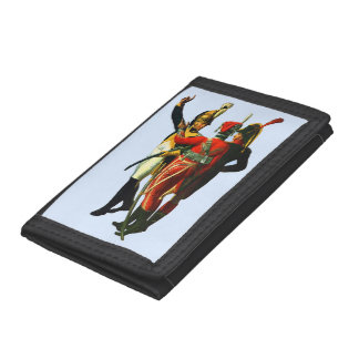 three French soldiers circa 1800 Trifold Wallet