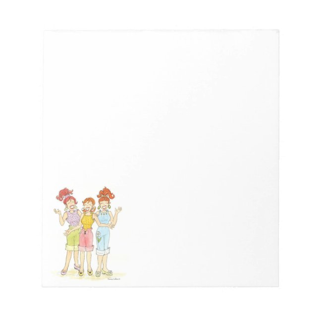 Three Friends Forever Notepad (Front)