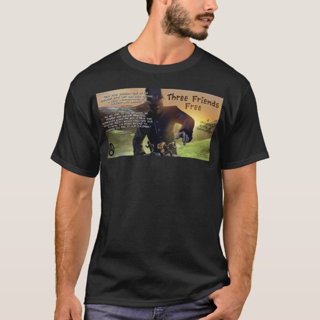 Three Friends Free cover T-Shirt (Front)