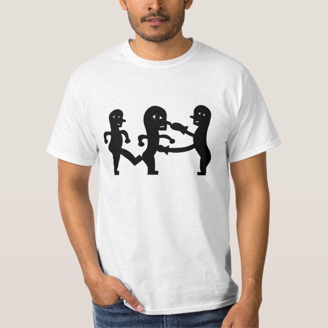 Three Friends Having Fun T-Shirt (Front)