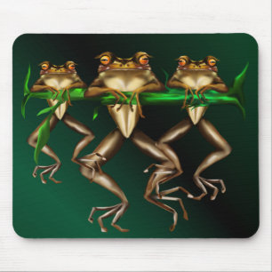 Three Frogs Mousepad