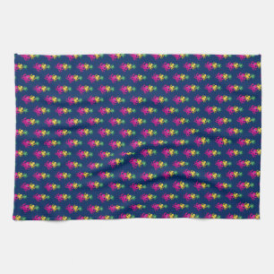 Three funny octopies kitchen towel