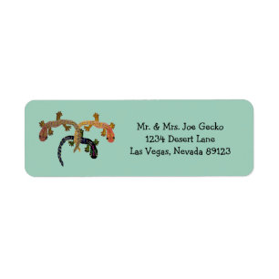 Three Geckos Label