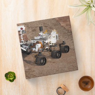 Three Generations Of Mars Rovers. 3 Ring Binder