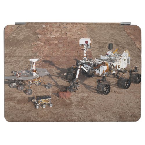 Three Generations Of Mars Rovers iPad Air Cover