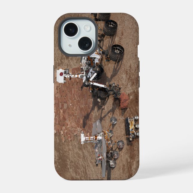 Three Generations Of Mars Rovers. Iphone Case (Back)